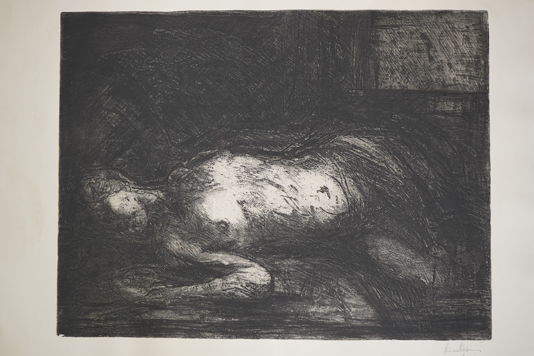 Richard Robbins, 1927-2009, Reclining nude